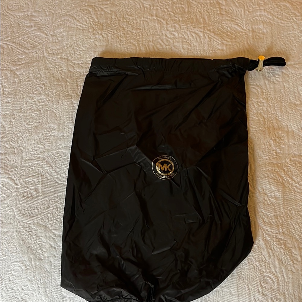 MK Black Drawstring Bag